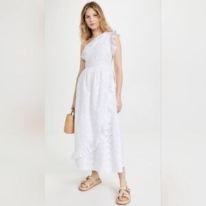 Batsheva - Jude Dress in White Broderie - Size 2 (NWT)